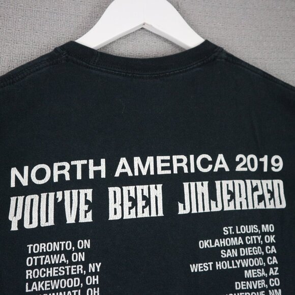 Jinjer North America 2019 Tour Tee Mens Medium - Picture 6 of 6
